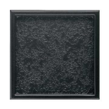 ツキエス　Ｓ－２１８　黒　四方角　虫喰　カバー付画像