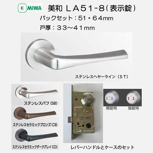 MIWA LD取替用ロックケース　BS51　錠ケース　ミワロック MIWA LD取替用ロックケース BS51 錠ケース ミワロック 錠ケースミワ