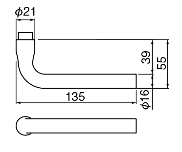 株式会社シロクマ レバーハンドル フィーネ ＳＬ－３５０－アクティブ