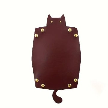 折りたたみ猫トレー(焦げ茶)の画像