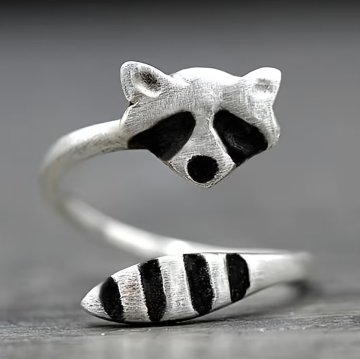 アライグマのリングの画像