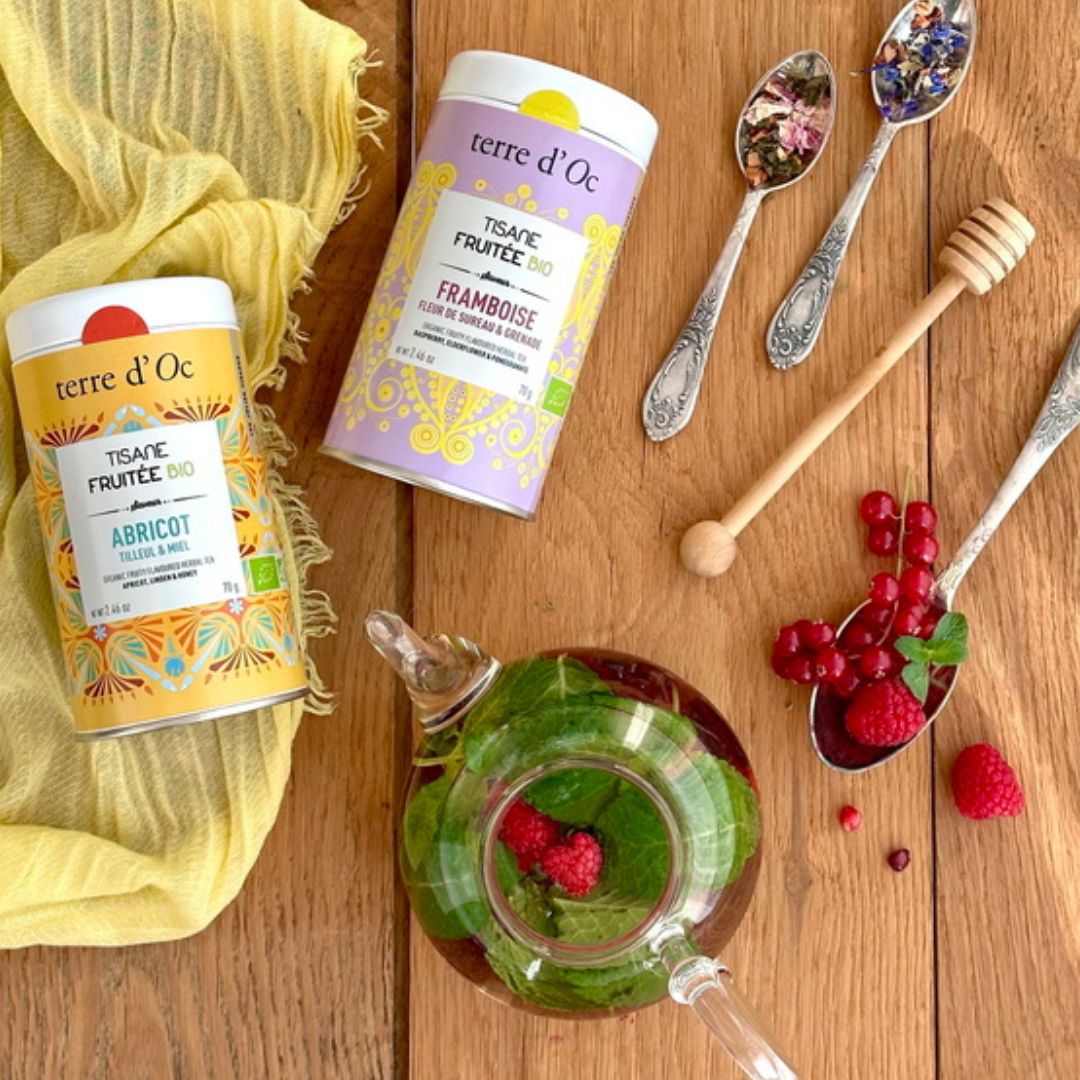 有機アプリコット、リンデン、ハニーの画像