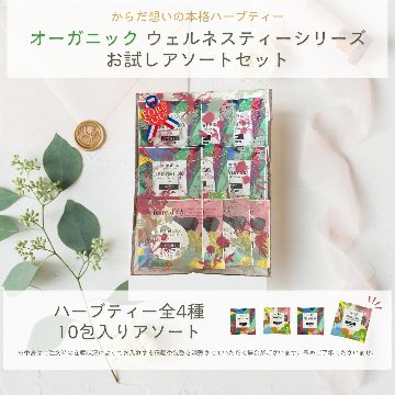 【送料無料】ウェルネスティ―シリーズ　ティーバックアソート10包入りの画像