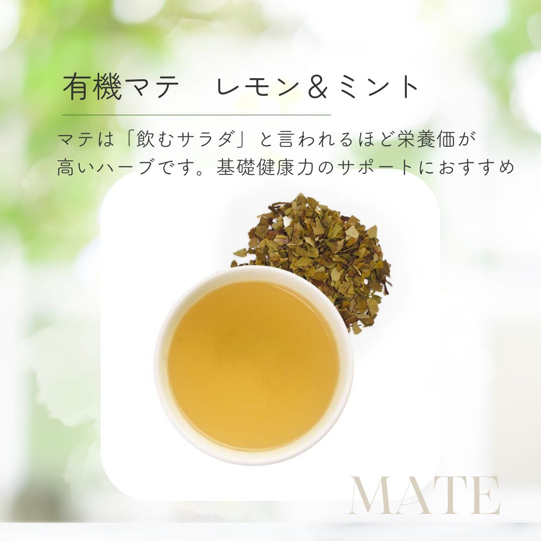 有機マテ　レモン＆ミントの画像