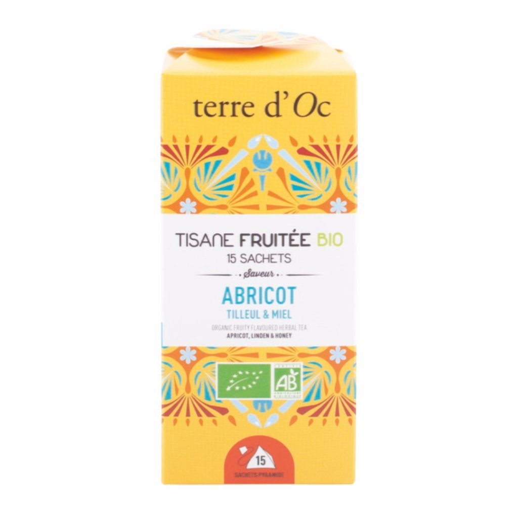 有機アプリコット、リンデン、ハニー 15包入りの画像