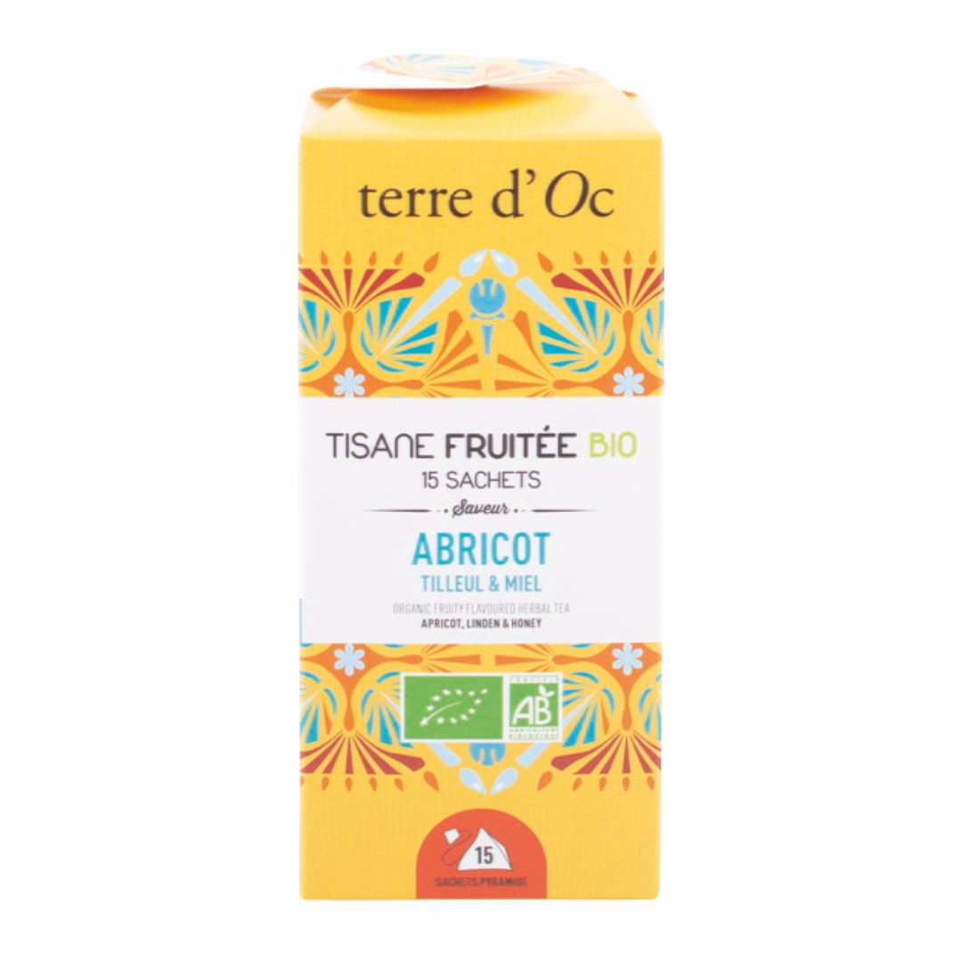 有機アプリコット、リンデン、ハニー 15包入りの画像