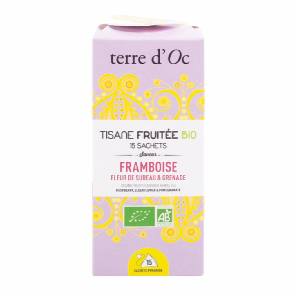 有機ラズベリー、エルダーフラワー、ザクロ 15包入りの画像