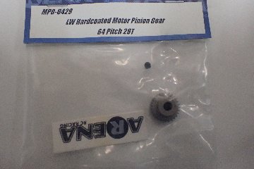 【現金特価セール品】ARENA　軽量ピニオンギア　64ピッチ　29Tの画像