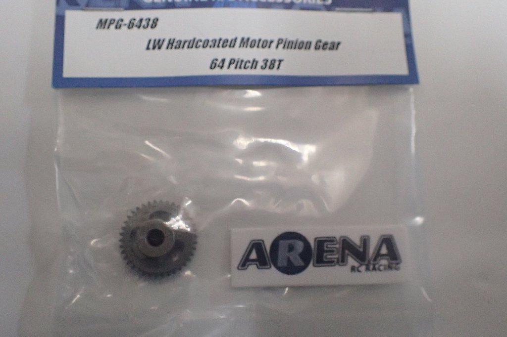 【現金特価セール品】ARENA　軽量ピニオンギア　64ピッチ　38Tの画像