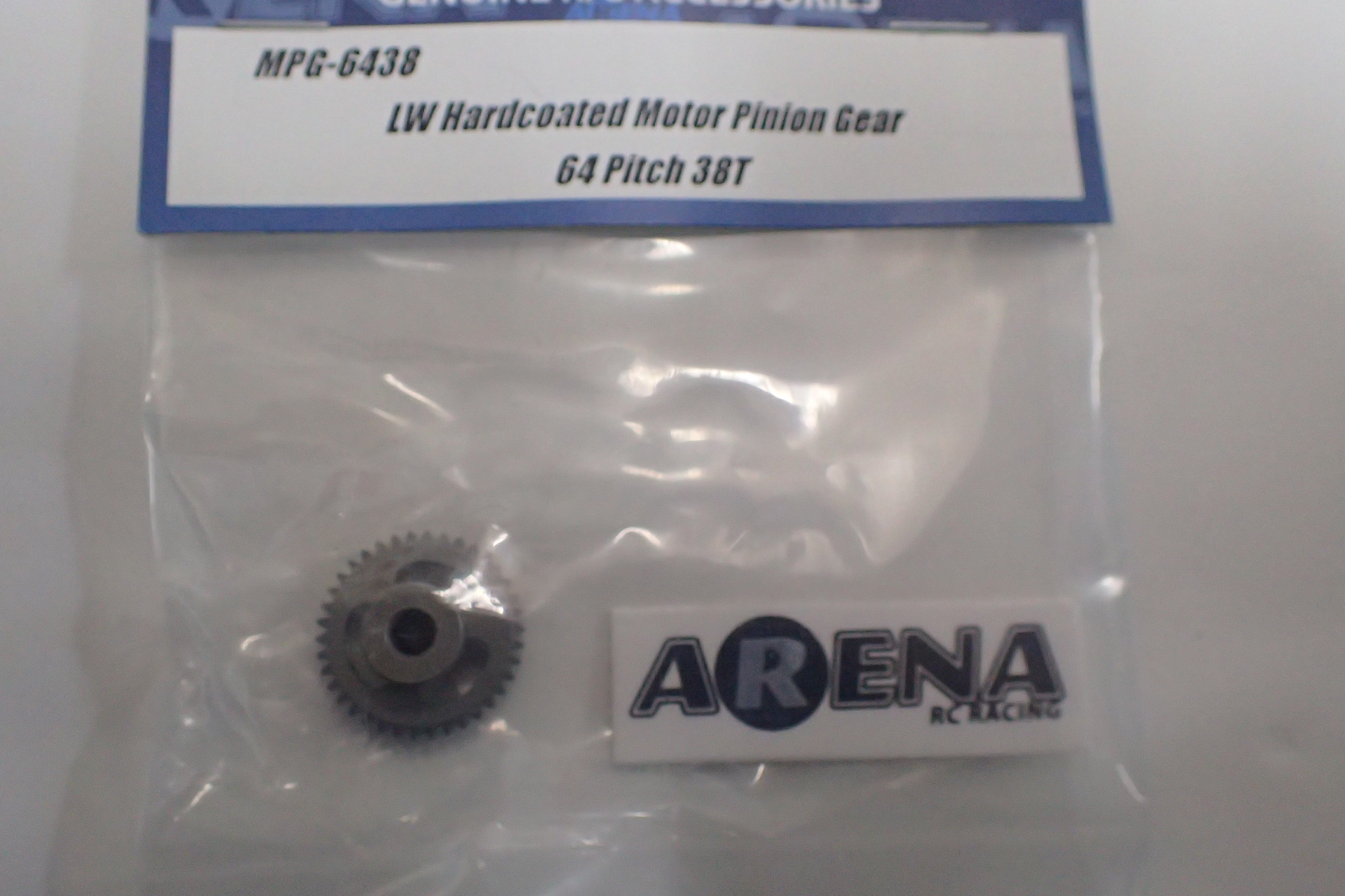【現金特価セール品】ARENA　軽量ピニオンギア　64ピッチ　38Tの画像
