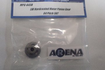 【現金特価セール品】ARENA　軽量ピニオンギア　64ピッチ　38Tの画像