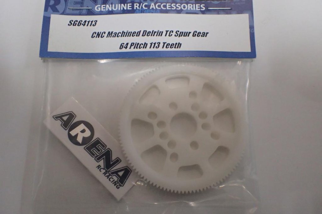 【現金特価セール品】ARENA　軽量スパーギア　64ピッチ　113Tの画像