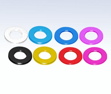 アルミマルチカラー 6φx9φ　0.5mm　1.0mm　各４枚入の画像