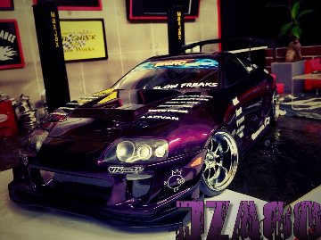 EXCEED　TOYOTA JZA80 Supra　(1/10RCポリカボディ)の画像