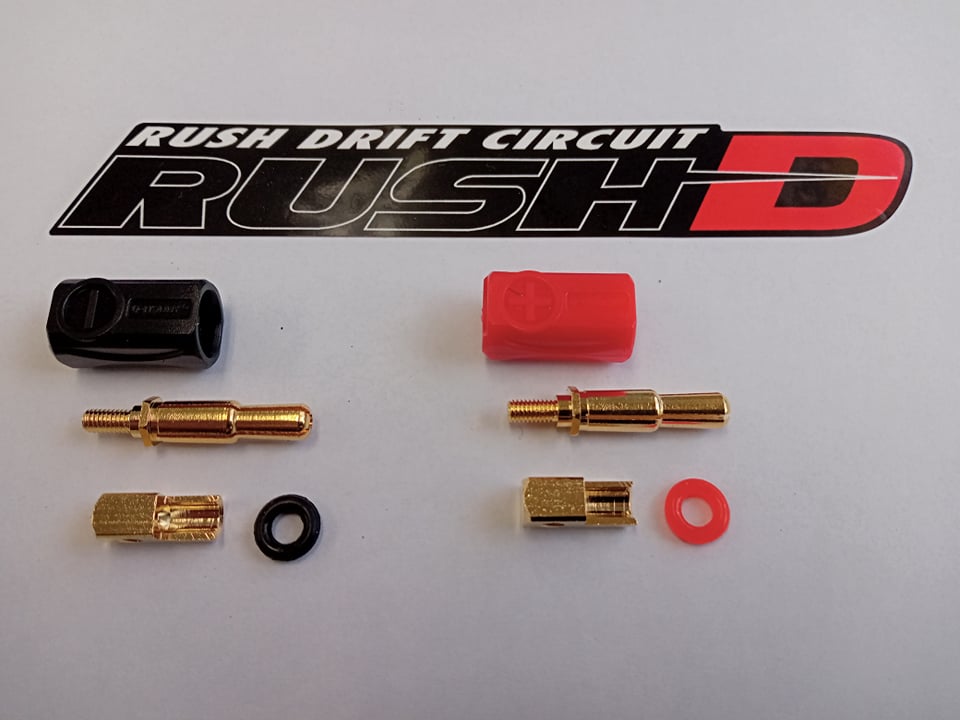 【現金特価セール品】RUSH RD027　バッテリー充電用　L型コネクター　４＆５㎜m対応の画像