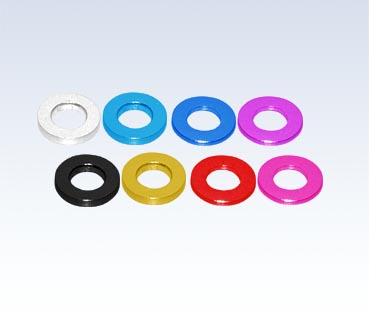 takeoff アルミマルチカラー 4φ×7φ　0.5mm　1.0mm　各４枚入の画像