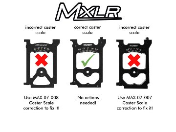 MXLR　セットアップシステム キャスターコレクション(for G-Force & SkyRC 1/10セットアップシステム)画像