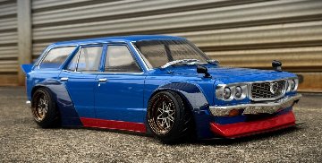 【新商品予約受付中】ADDICION AD-HB20 MAZDA RX-3 WAGON PANDEM　1/10クリアボディの画像