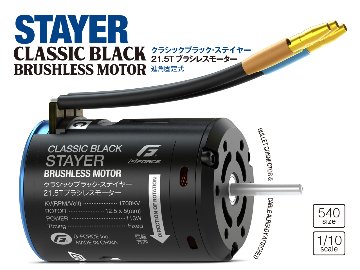 【銀行振込限定】G-FORCE G0423 Classic Black Stayer Brushless Motor (21.5T)の画像