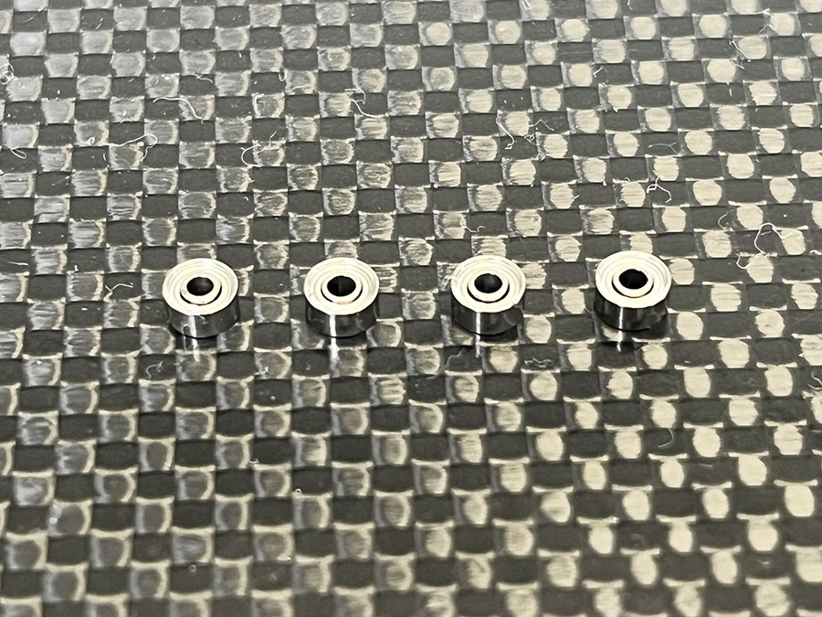 川田模型 BB154 1.5x4x2mmボールベアリング：4個入の画像