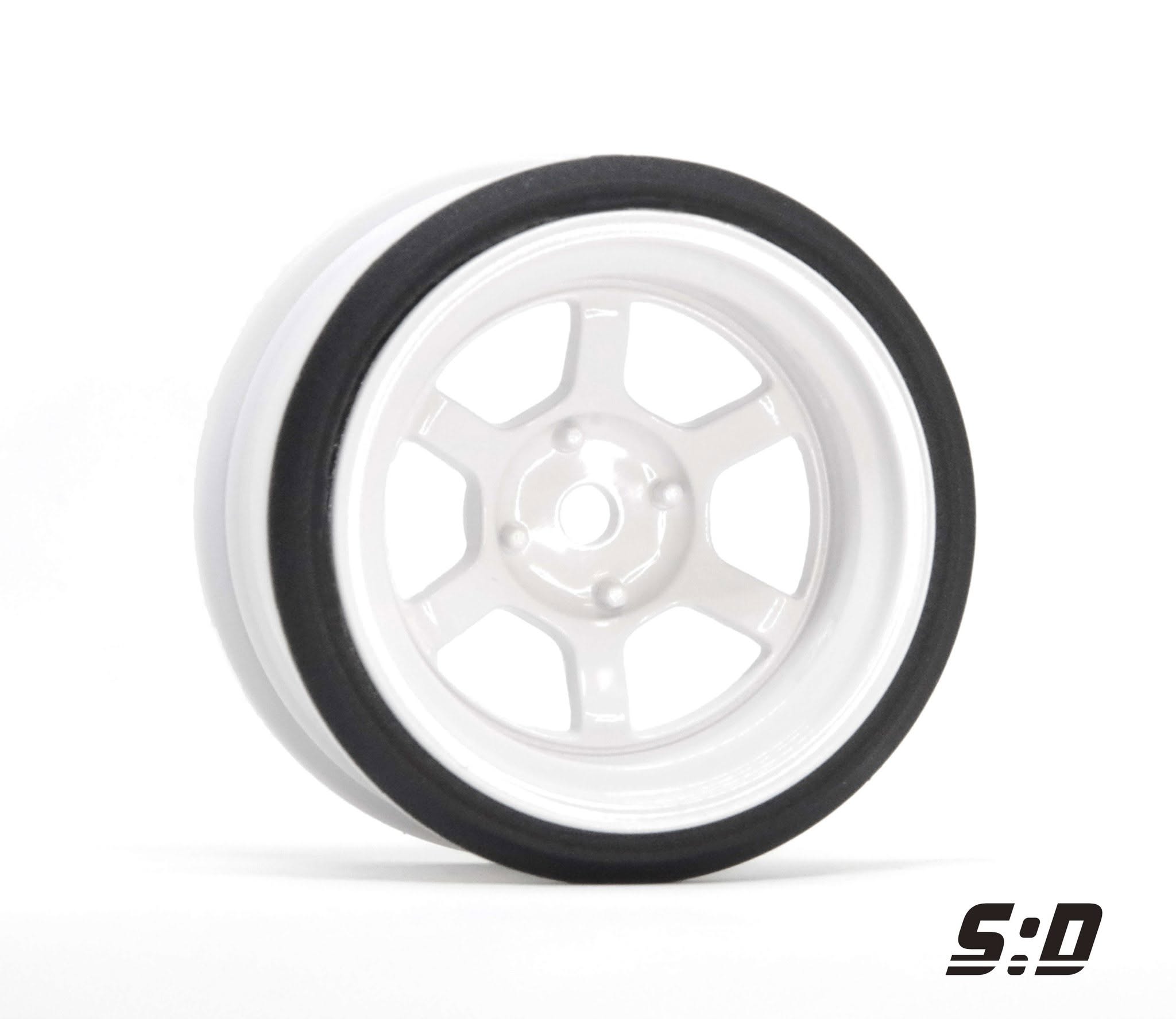【新商品予約】SCALE DYNAMICS 10183 V16D #37 ペインテッドホワイト 10mm 2個入りの画像