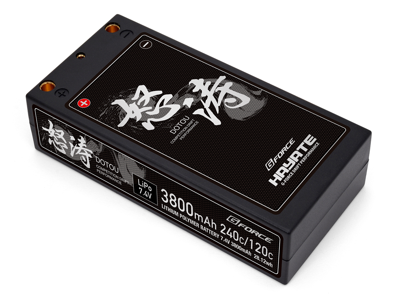 【現金特価セール品】G-FORCE GFG018 怒涛LiPo for Drift 7.4V 3800mAh120C/240Cの画像