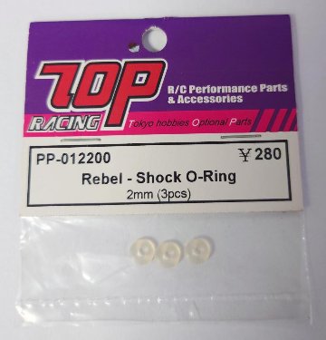 【訳アリセール品】TOPRACING PP-012200 Rebel Shock O-Ring 2mm 3pcsの画像