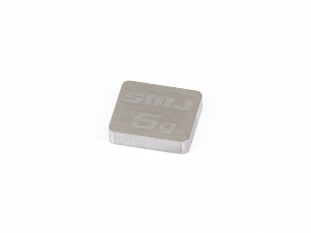 SMJ SMJ3632 タングステンバランスウェイト 5g（11x9.9x2.5mm）の画像