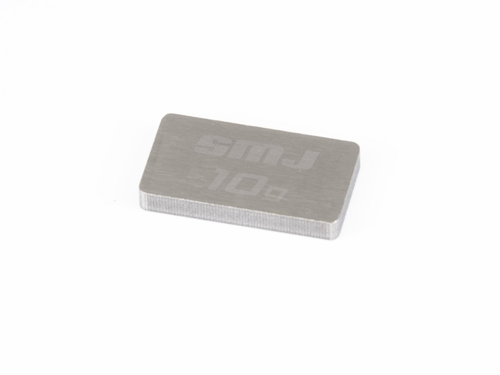 SMJ SMJ3633 タングステンバランスウェイト 10g（11x19.7x2.5mm）の画像