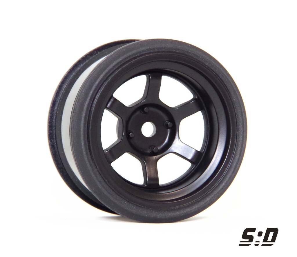 【新商品予約受付中】SCALE DYNAMICS 10185 V16D #37 ペインテッドブラック 10mm 2個入りの画像