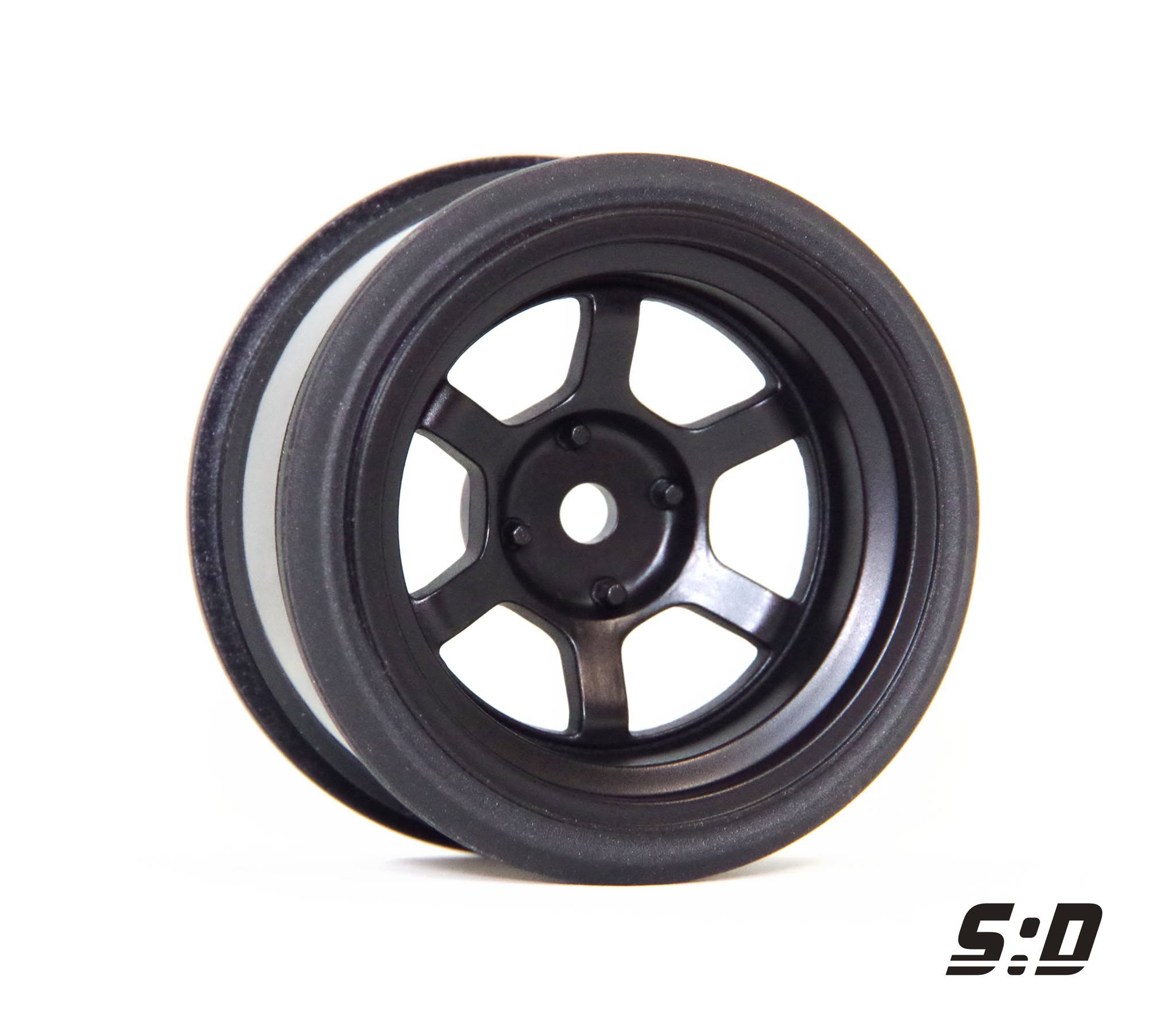 【新商品予約受付中】SCALE DYNAMICS 10185 V16D #37 ペインテッドブラック 10mm 2個入りの画像