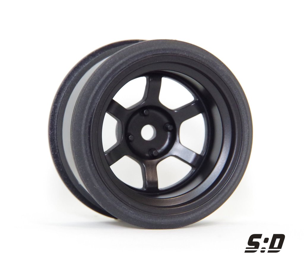 【新商品予約受付中】SCALE DYNAMICS 10186 V16D #37 ペインテッドブラック 13mm 2個入りの画像