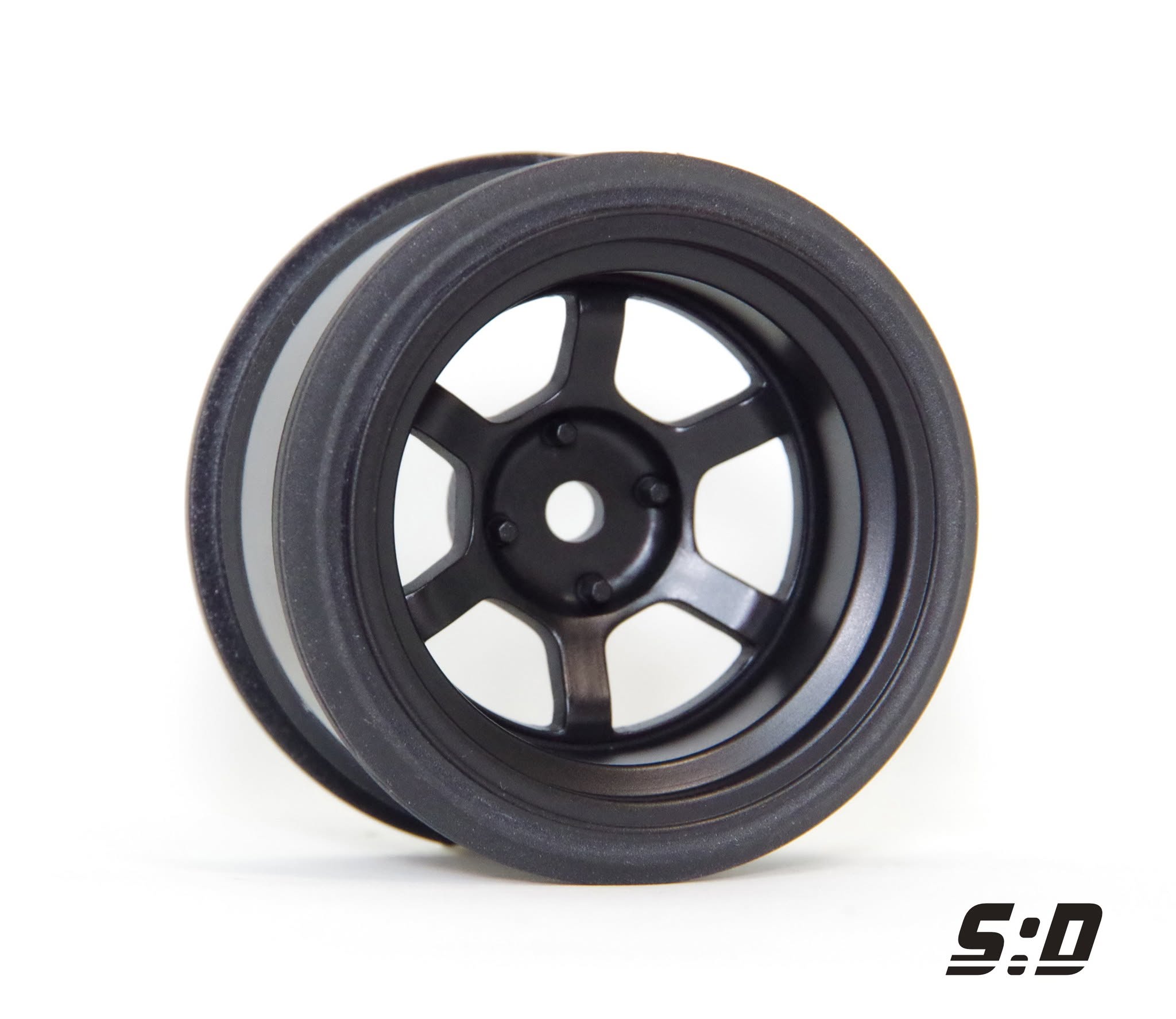 【新商品予約受付中】SCALE DYNAMICS 10186 V16D #37 ペインテッドブラック 13mm 2個入りの画像