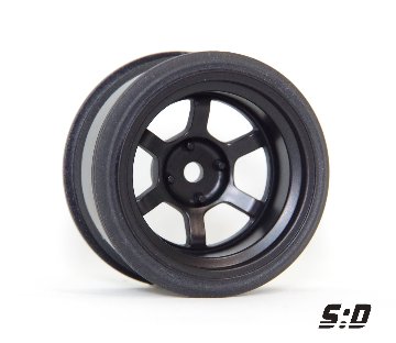 【新商品予約受付中】SCALE DYNAMICS 10186 V16D #37 ペインテッドブラック 13mm 2個入りの画像
