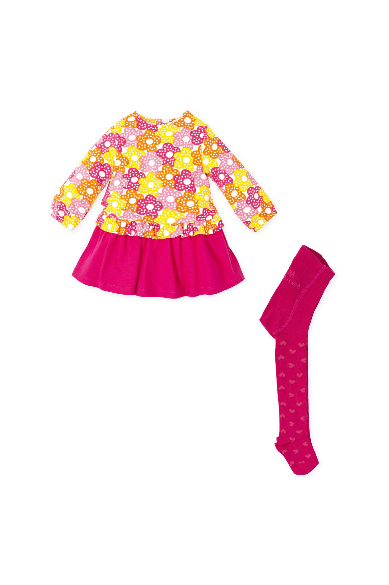 フラワー ワンピース　タイツ付き　アガタ・ルイス・デ・ラ・プラダ　(DRESS & TIGHTS - Agatha Ruiz de la Prada)の画像