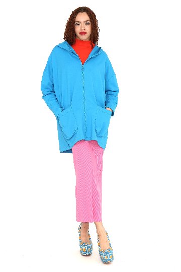 オーバーサイズパーカークラウド ブルー - アガタ・ルイス・デ・ラ・プラダ（SUDADERA OVERSIZE AZUL NUBE - Agatha Ruiz de la Prada）の画像