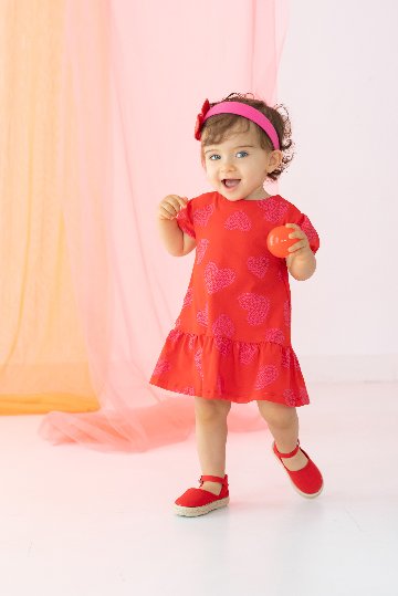 ポピー ワンピース レッド アガタ・ルイス・デ・ラ・プラダ　(AMAPOLA DRESS RED - Agatha Ruiz de la Prada)の画像