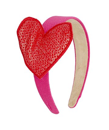 ポピー ヘアーバンド ピンク アガタ・ルイス・デ・ラ・プラダ（AMAPOLA HAIR BAND FUCHSIA - Agatha Ruiz de la Prada）　　の画像