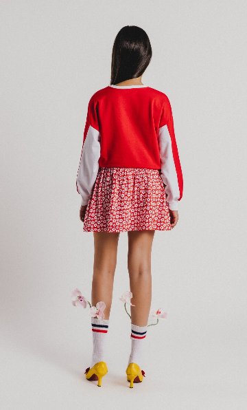 ホワイトトレーナー ハート - アガタ・ルイス・デ・ラ・プラダ（SUDADERA BLANCA ARP - Agatha Ruiz de la Prada）の画像