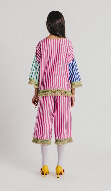 ストライプシャツ ♡ - アガタ・ルイス・デ・ラ・プラダ（CAMISETA RAYAS COLORES CORAZON - Agatha Ruiz de la Prada）の画像