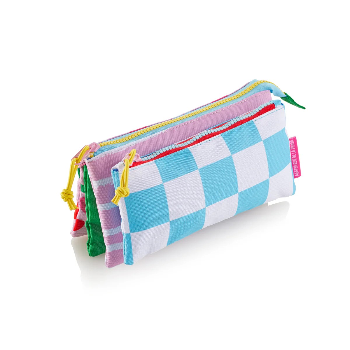 トリプルホルダー パッチワーク - アガタ・ルイス・デ・ラ・プラダ（PORTATODO CUADRUPLE PATCHWORK - Agatha Ruiz de la Prada）の画像