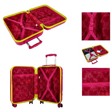 スーツケース 36L ピンク - アガタ・ルイス・デ・ラ・プラダ（TROLLEY ICONO FUCHSIA 36 L - Agatha Ruiz de la Prada）の画像