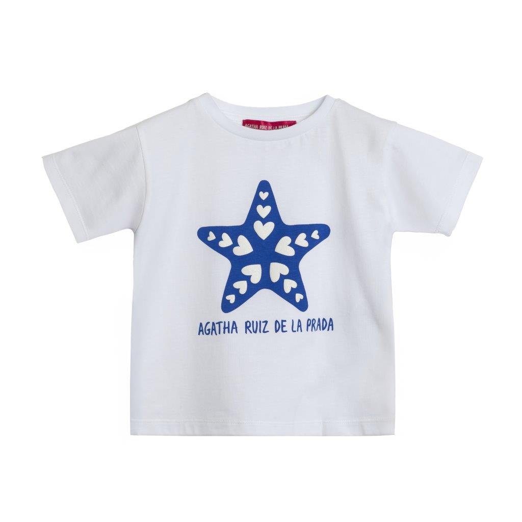 ビゴ Tシャツ ホワイト アガタ・ルイス・デ・ラ・プラダ　(VIGO T-SHIRT WHITE - Agatha Ruiz de la Prada)の画像