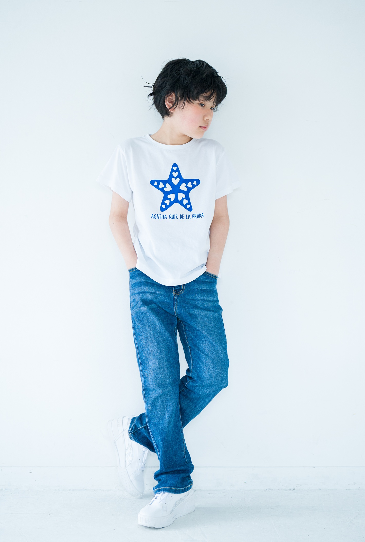 ビゴ Tシャツ ホワイト アガタ・ルイス・デ・ラ・プラダ　(VIGO T-SHIRT WHITE - Agatha Ruiz de la Prada)の画像