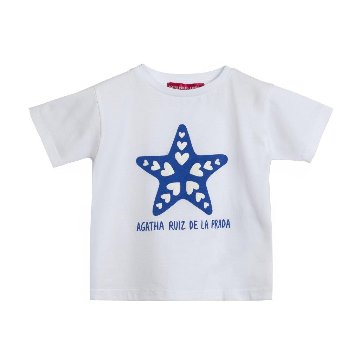 ビゴ Tシャツ ホワイト アガタ・ルイス・デ・ラ・プラダ　(VIGO T-SHIRT WHITE - Agatha Ruiz de la Prada)の画像