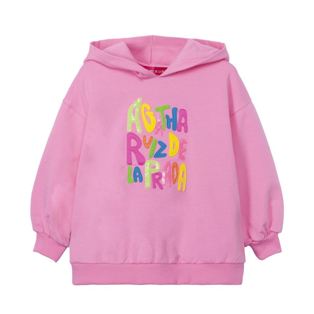 ウィーン トレーナー ピンク アガタ・ルイス・デ・ラ・プラダ　(VIENA SWEAT-SHIRT PINK - Agatha Ruiz de la Prada)の画像
