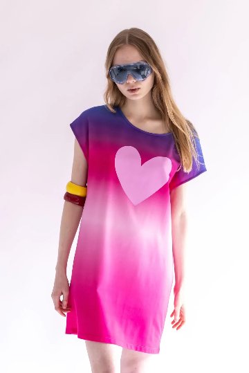 ハート ワンピース - アガタ・ルイス・デ・ラ・プラダ（VESTIDO SIN MANGAS CORAZON - Agatha Ruiz de la Prada）の画像