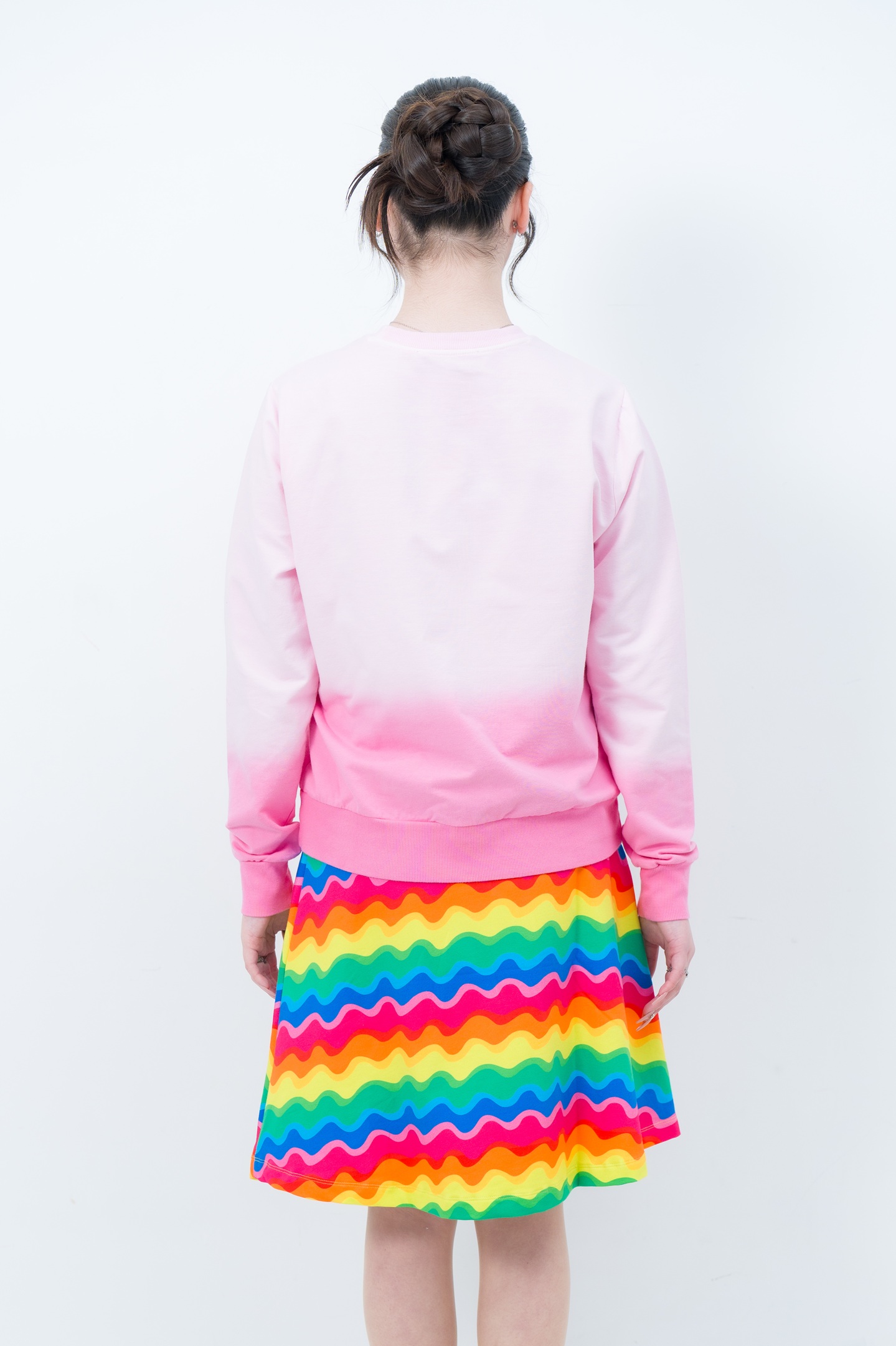 グラデーショントレーナー ピンク - アガタ・ルイス・デ・ラ・プラダ（SUDADERA ROSA DEGRADADO - Agatha Ruiz de la Prada）の画像