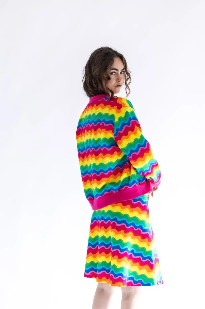 マルチカラーウェーブ スカート - アガタ・ルイス・デ・ラ・プラダ（FALDA ONDAS MULTICOLOR - Agatha Ruiz de la Prada）の画像