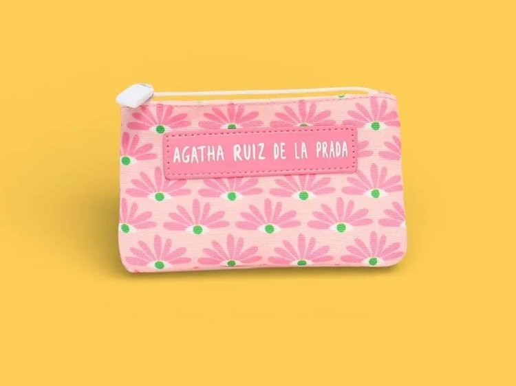 ジッパーコインケース - アガタ・ルイス・デ・ラ・プラダ（PRINTED ZIPPER COIN PURSE - Agatha Ruiz de la Prada）の画像